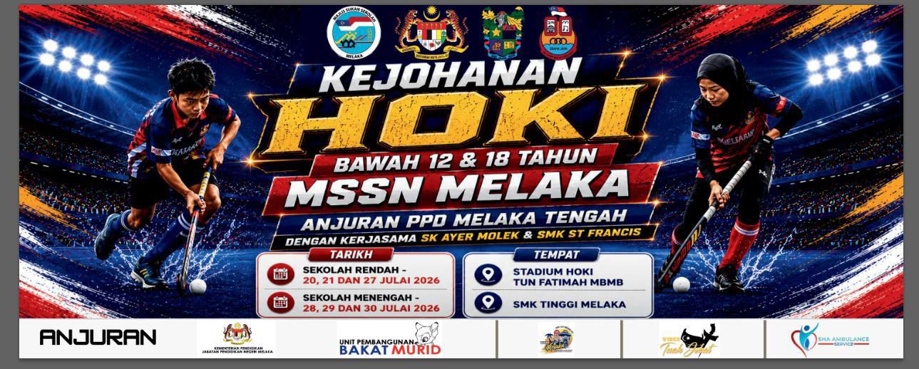 Kejohanan Hoki Bawah 12 Tahun Mssn Melaka Anjuran 