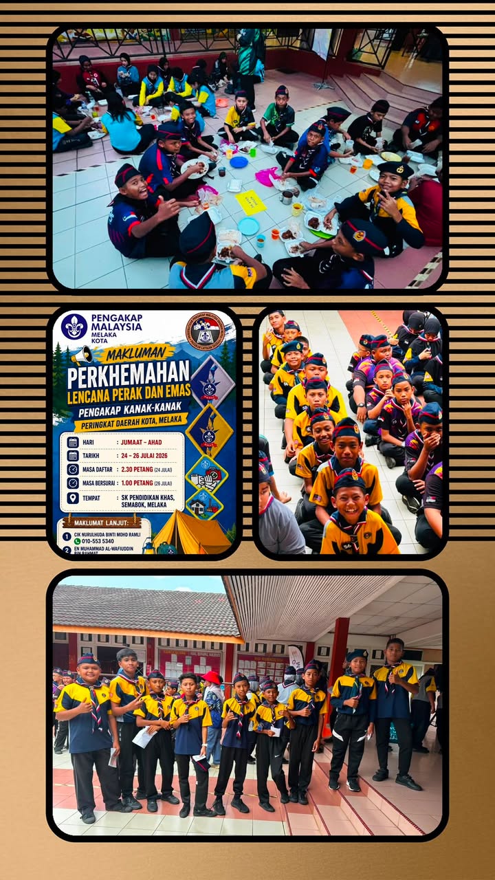 Perkhemahan Perak - Emas Pengakap Kanak-kanak Peringkat Daerah 