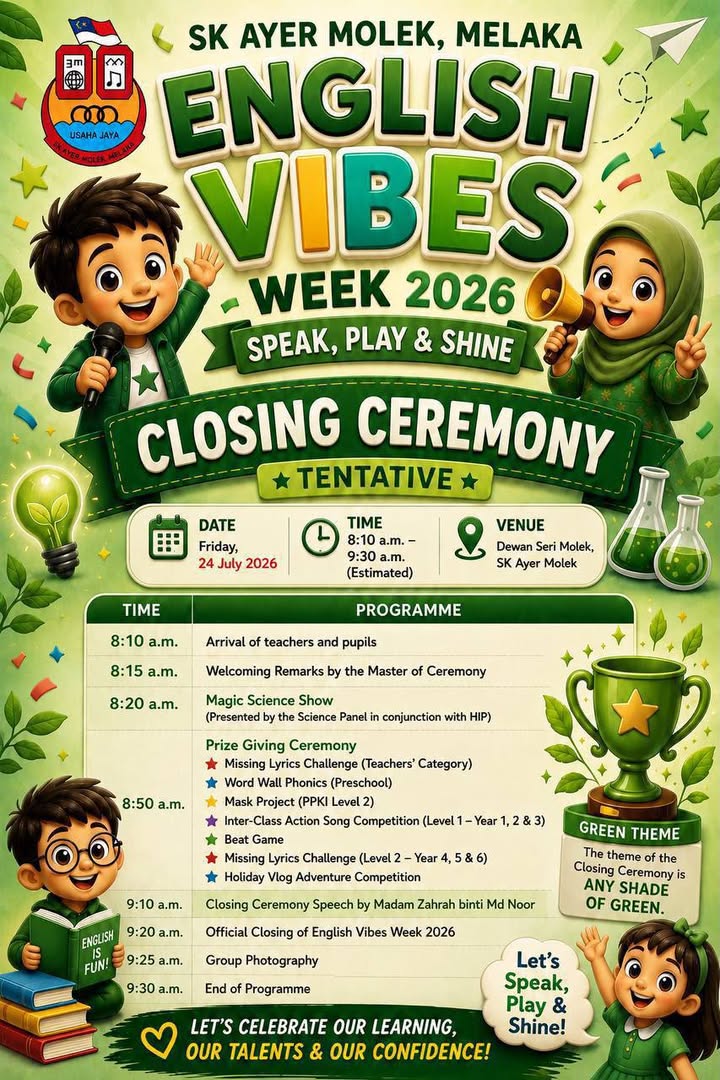 English Vibes Week 2026 : Closing Ceremony  