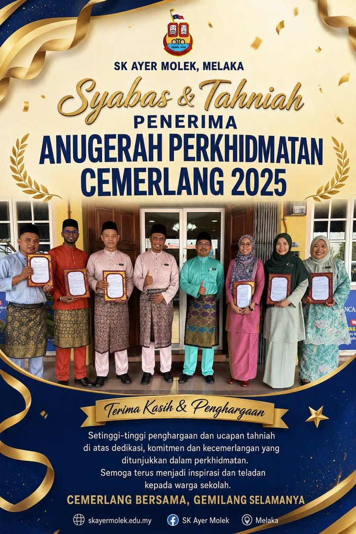 Tahniah Diucapkan Kepada Semua Penerima Anugerah Perkhidmatan Cemerlang 