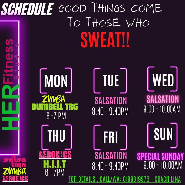 Salam Ladies.. New Schedule This Week.. Feel Free 