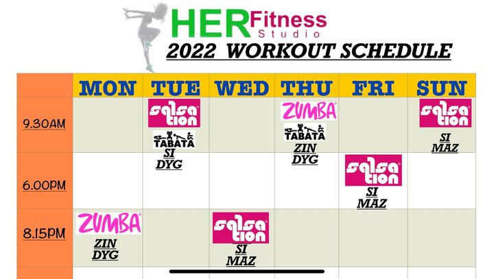 Salam Ladies.. New Week, New Schedule… Come 