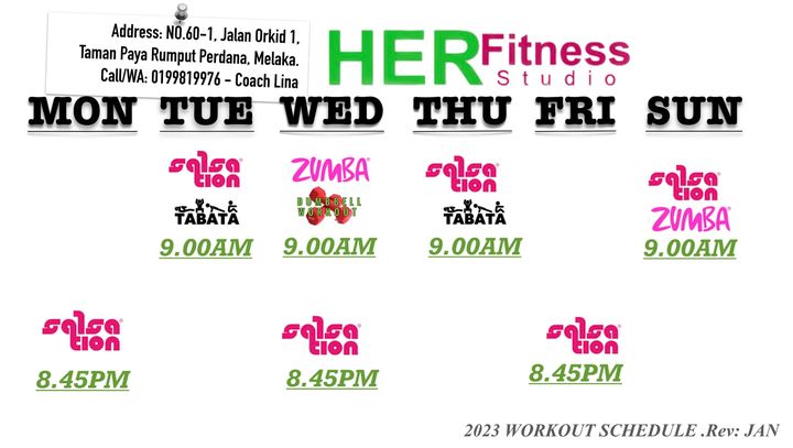 Salam Ladies, New Schedule For 2023.. Come Join 