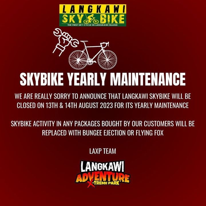 Langkawi Skybike Yearly Maintenance 