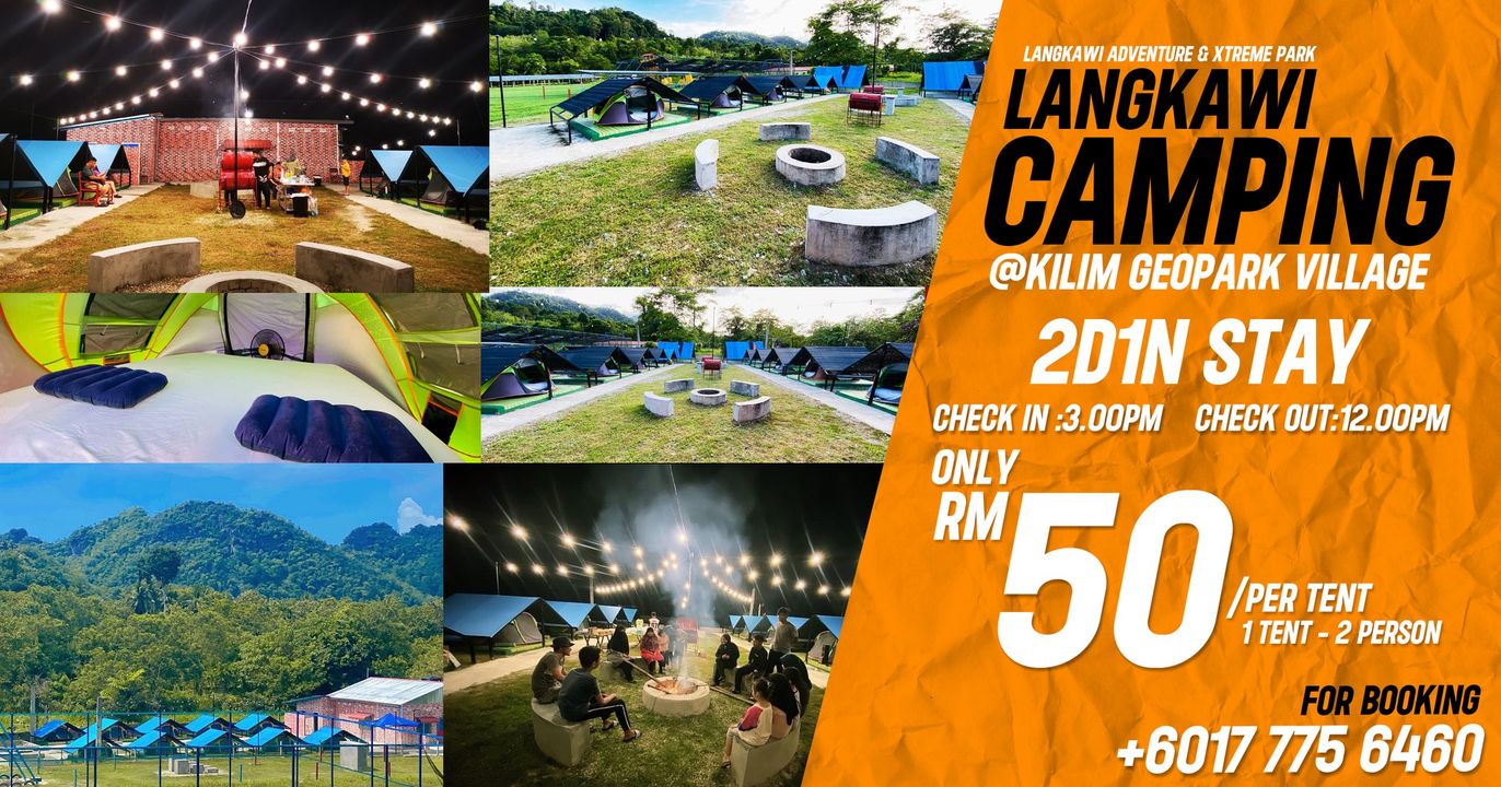 ⛺️langkawi Kilim Geopark Camping Side⛺️ 