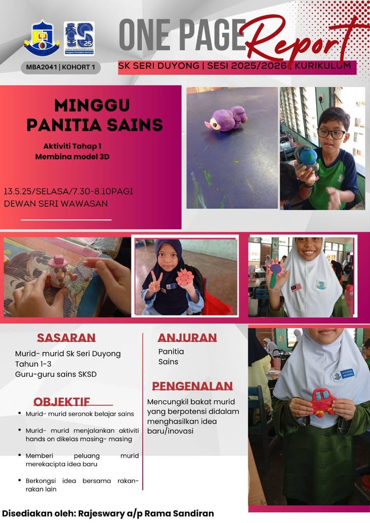Majlis Pelancaran Minggu Panitia Sains Sk Seri Duyong 