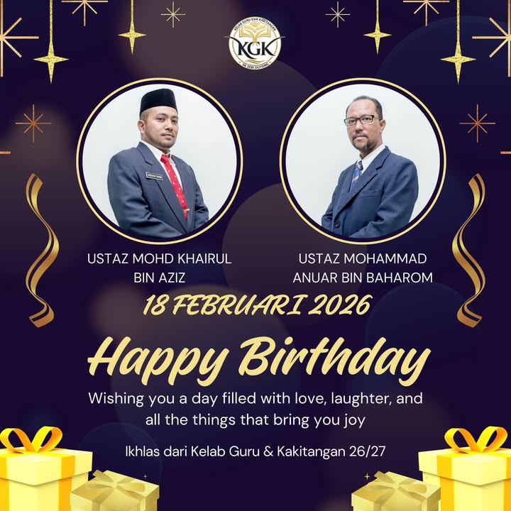Selamat Hari Lahir, Buat Ustaz Mohammad Anuar Bin 