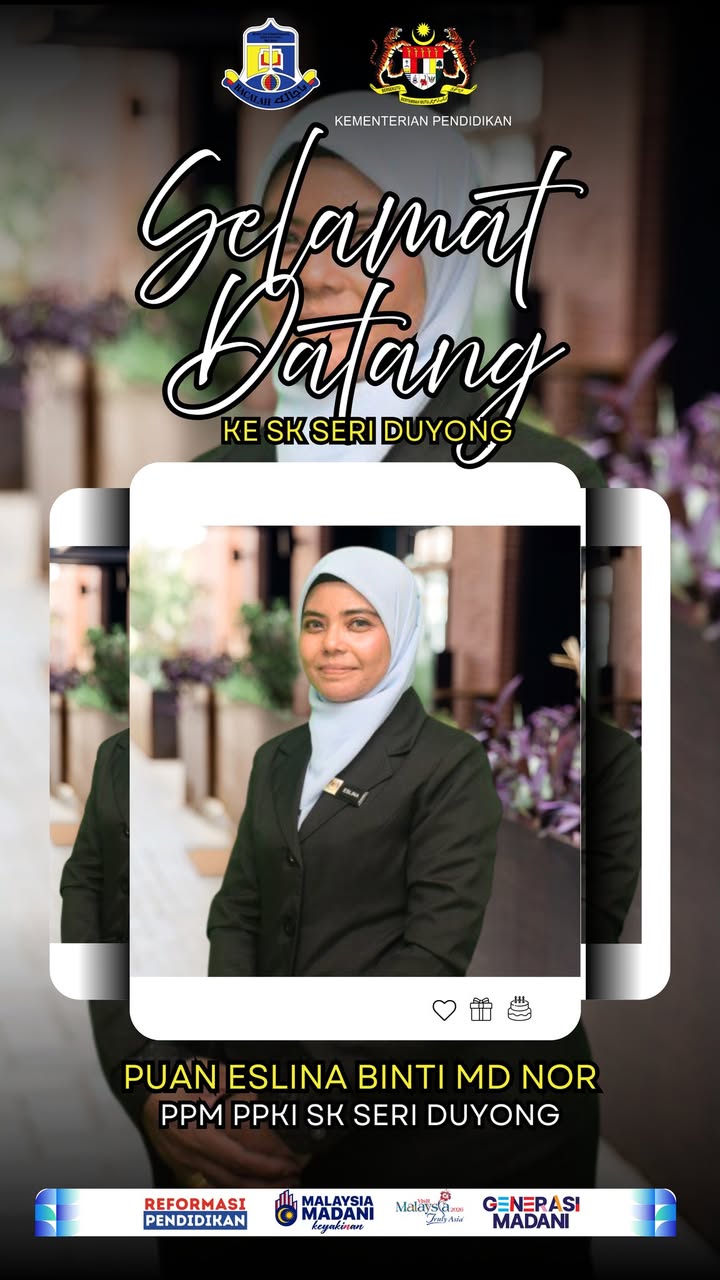 Selamat Datang Buat Puan Eslina Binti Md Nor 