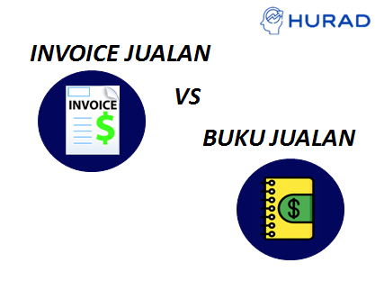 Poster Invoice Jualan Vs Buku Jualan Recap Tajuk 