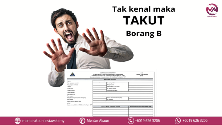 Kenal Borang B Ada 2 Langkah 