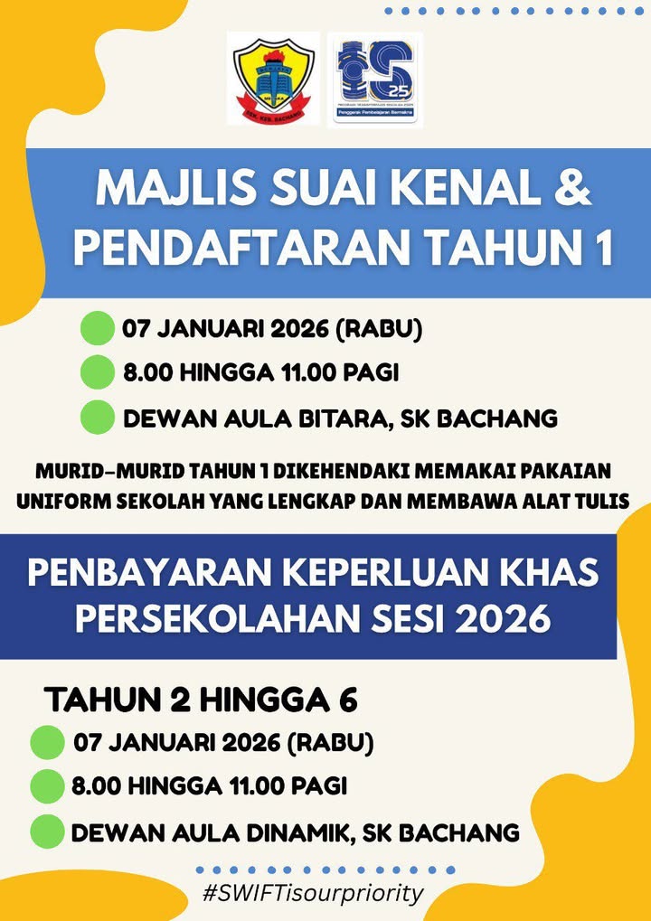 Majlis Suai Kenal & Pendaftaran Tahun 1 Serta 