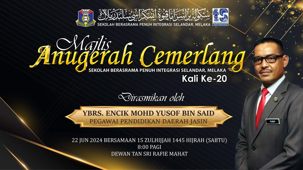 Majlis Anugerah Cemerlang Kali Ke 20 Tarikh 22 