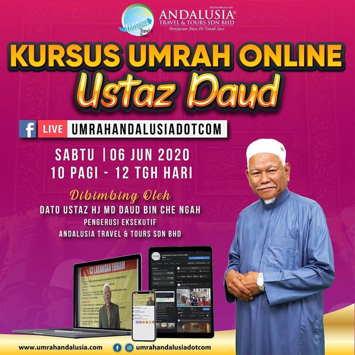 Kursus Umrah Online 1441h. 