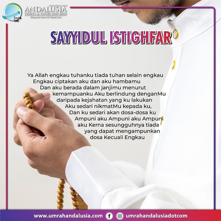 Istighfar Adalah Bacaan Untuk Memohon Keampunan Kepada Allah 