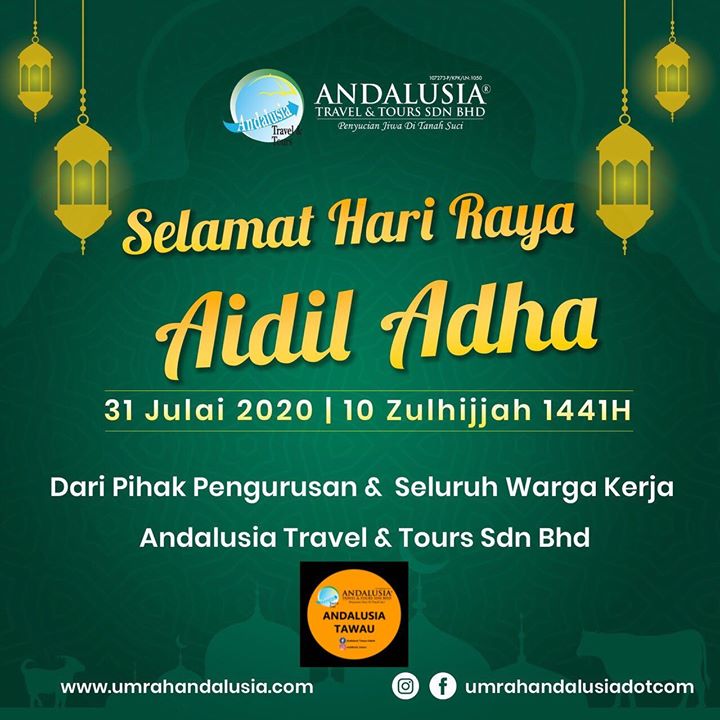 Selamat Hari Raya Eidul Adha Dari Kami Andalusia 