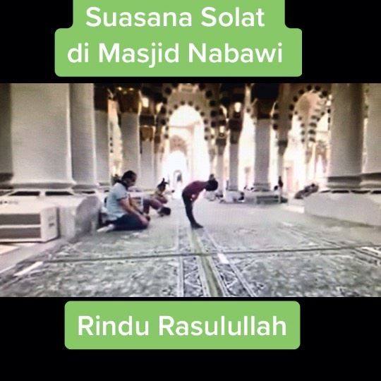 Solat Ikut Sop D Masjid Nabawi 