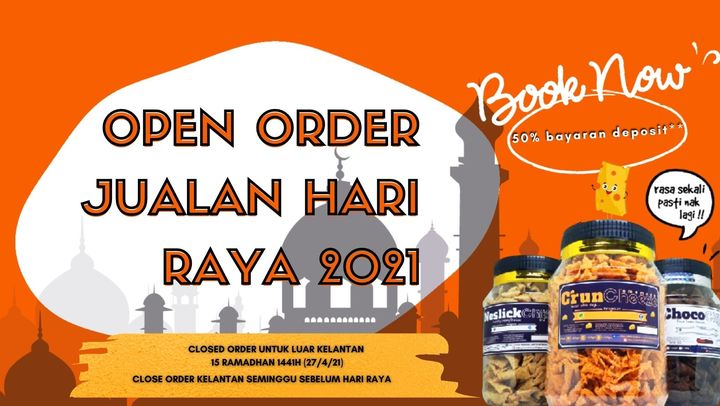 Assalamualaikum Cruncheeze Lovers Order Raya Dah Buka Jom 