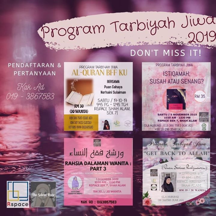 Assalamualaikum Program Tarbiah Jiwa By Kak Ad 19 