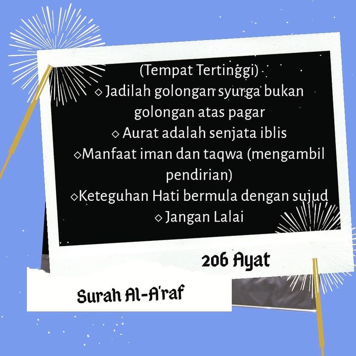 《《 Perkongsian Surah》》 