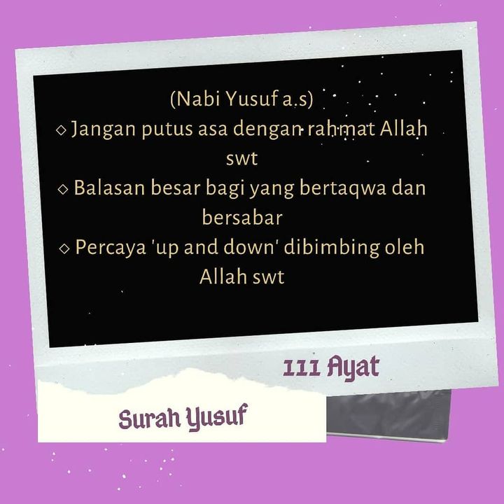 《《 Perkongsian Surah》》 