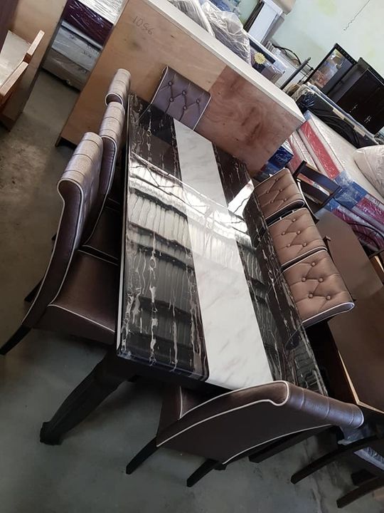 Meja Makan Marble Saiz Besar 