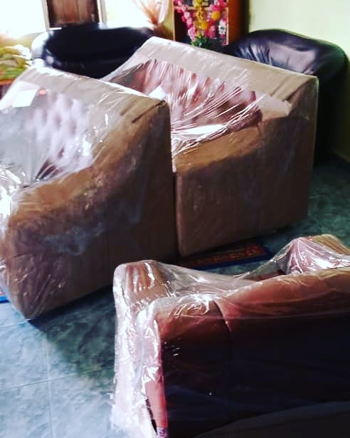 Selesai Hantar 1 Set Sofa Pagi Ni..