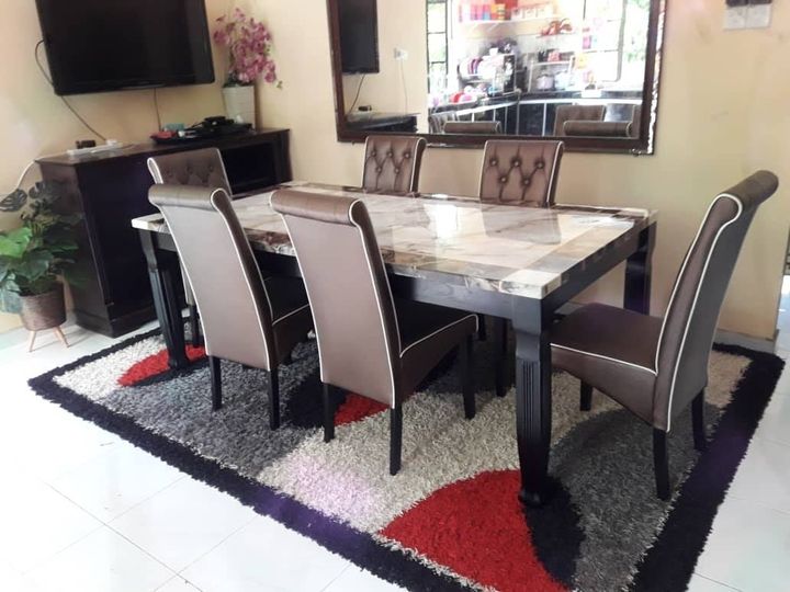 Selesai Hantar 1 Set Meja Makan Marble Ke 