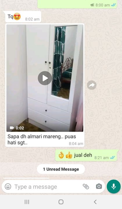 Alhamdulillah..customer Puas Hati 