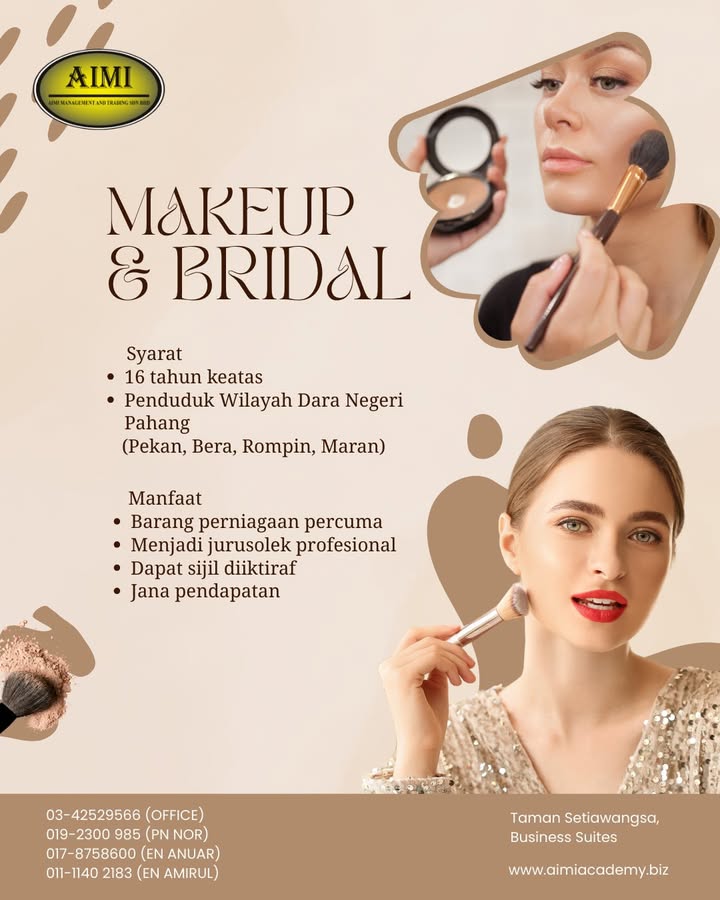 Program Intensif Makeup Bridal 5 Hari Belajar Teknik 