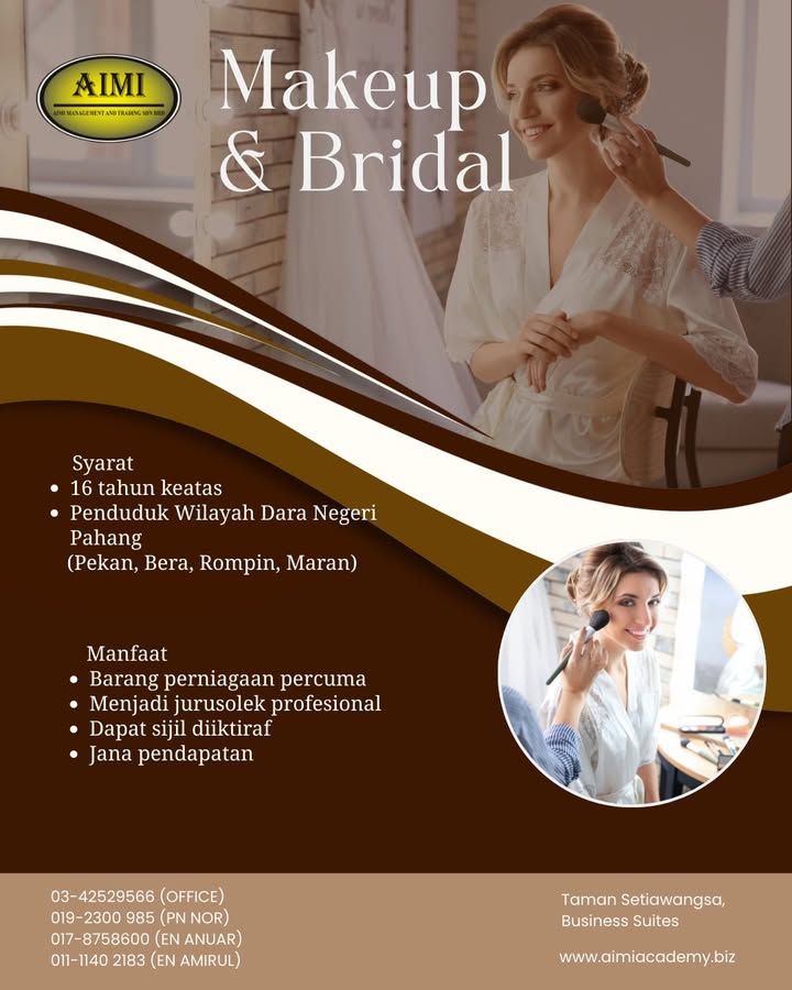 Program Intensif Makeup Bridal 5 Hari Pelajari Teknik 