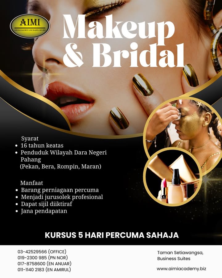 Program Intensif Makeup & Bridal (5 Hari) 