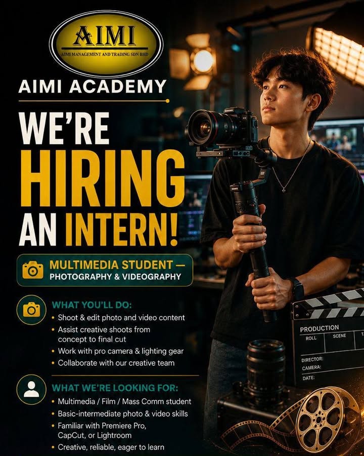 Aimi Academy Is Looking For A Multimedia Intern 