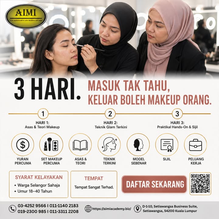 3 Hari. Masuk Tak Tahu, Keluar Boleh Makeup 