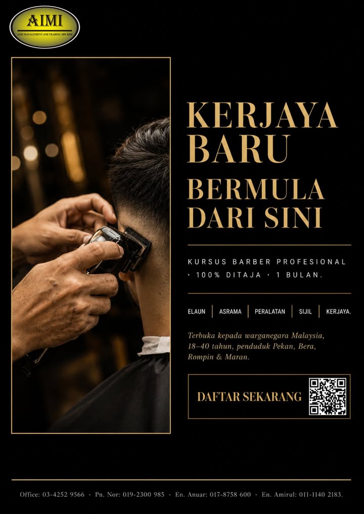 Kerjaya Baru. Bermula Dari Sini. 