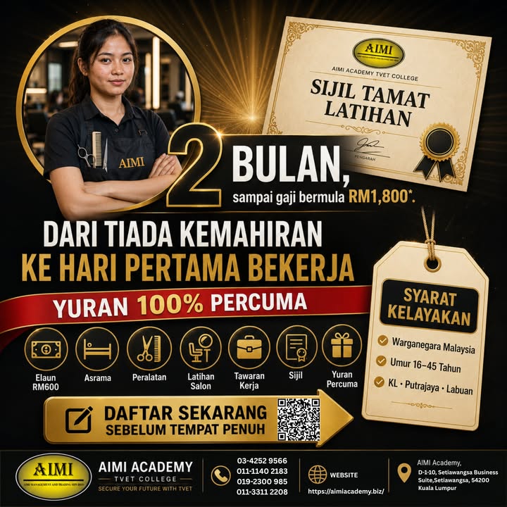 Dari Tiada Kemahiran, Ke Hari Pertama Bekerja. 