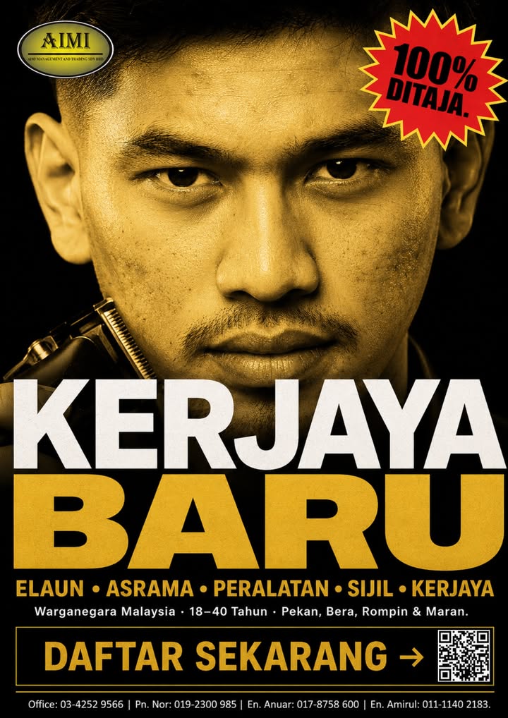 Kerjaya Baru. Tak Perlu Tunggu Lagi. 