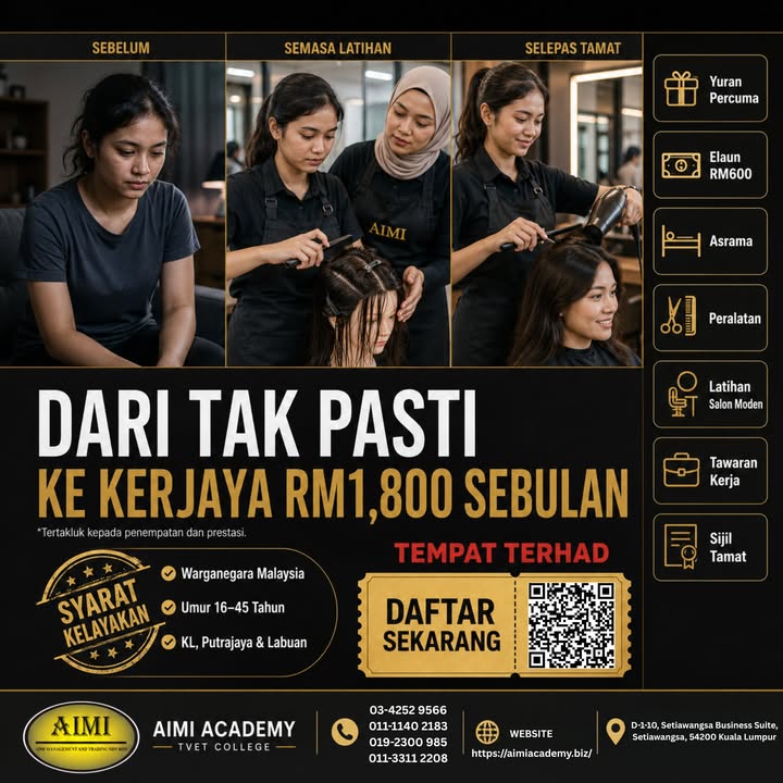 Dari Tak Pasti... Ke Kerjaya Rm1,800 Sebulan. 