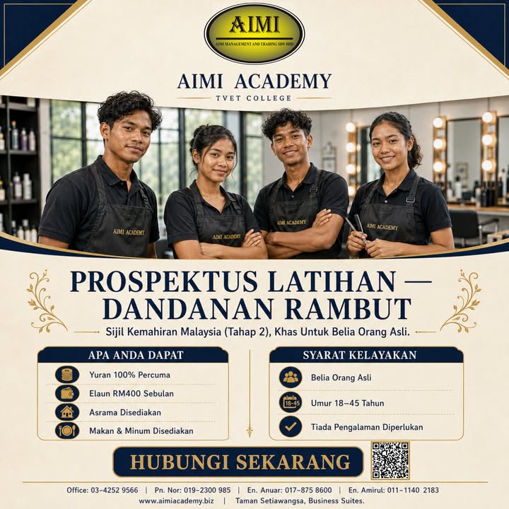Prospektus Latihan — Dandanan Rambut. 