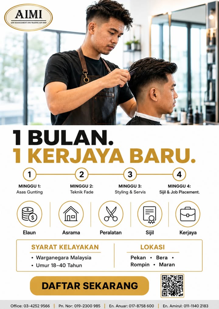 1 Bulan. 1 Kerjaya Baru. 