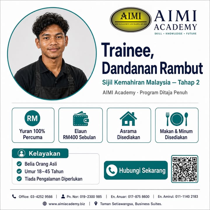 Kami Mencari: Trainee, Dandanan Rambut. 