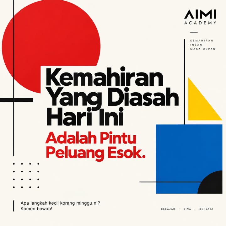 Isnin Ni, Mula Dengan Niat Yang Jelas. 