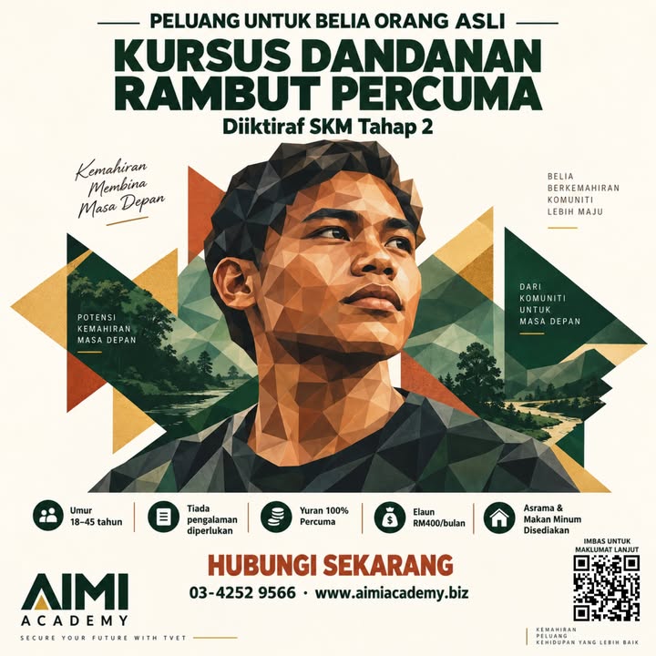 Peluang Sebenar Untuk Belia Orang Asli Yang Berminat 