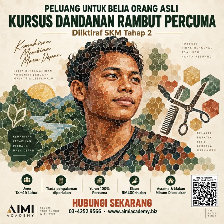 Peluang Sebenar Untuk Belia Orang Asli Yang Berminat 