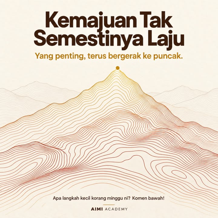 Isnin Ni, Ingat — Kemajuan Tak Semestinya Laju, 