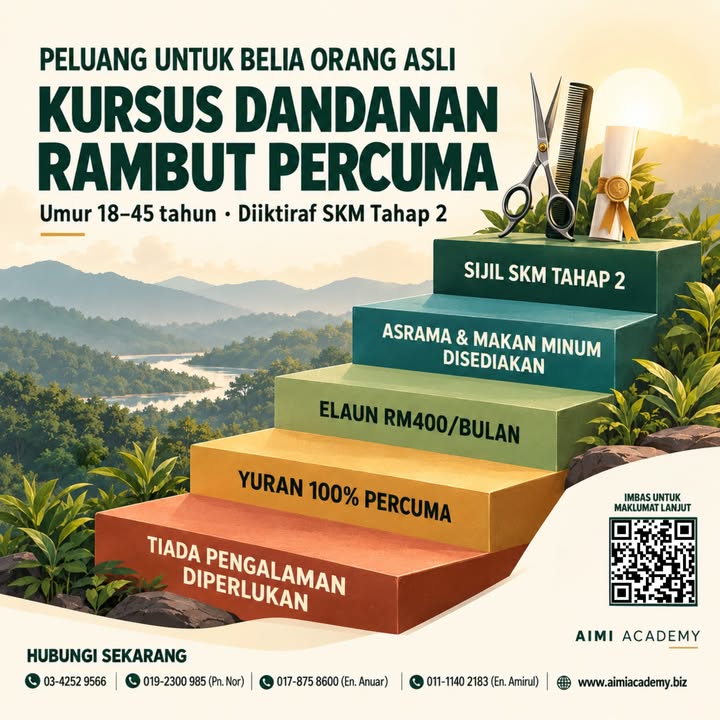 Peluang Sebenar Untuk Belia Orang Asli Yang Berminat 