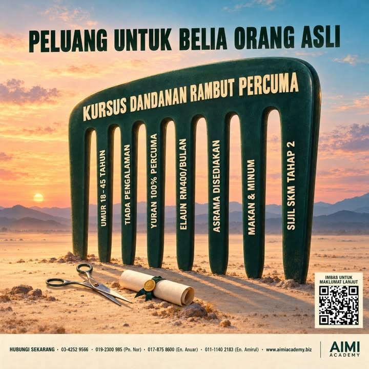 Peluang Sebenar Untuk Belia Orang Asli Yang Berminat 
