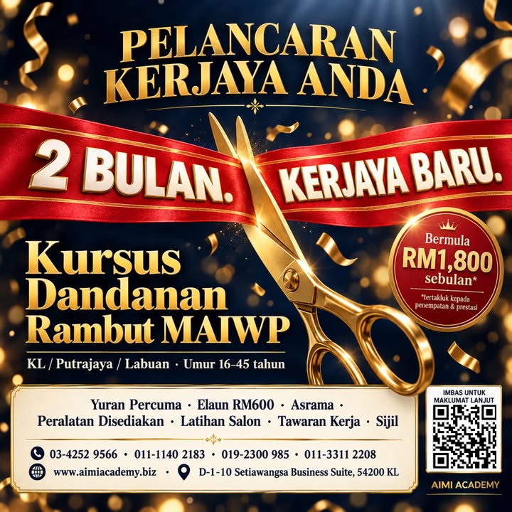 Masa Untuk Gunting Pita Kerjaya Baru Anda! ✂️