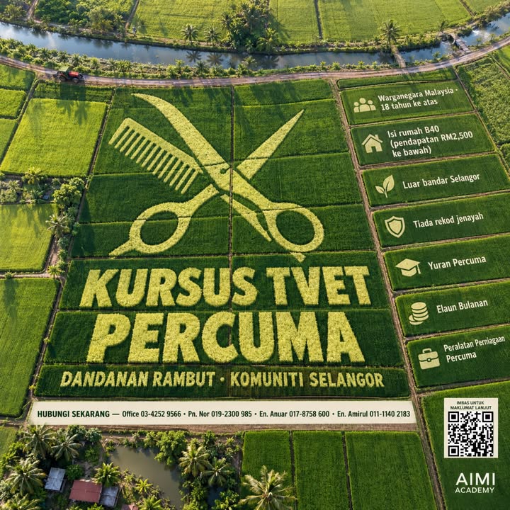 Daripada Sawah Ke Salon, Satu Kemahiran Boleh Mengubah 