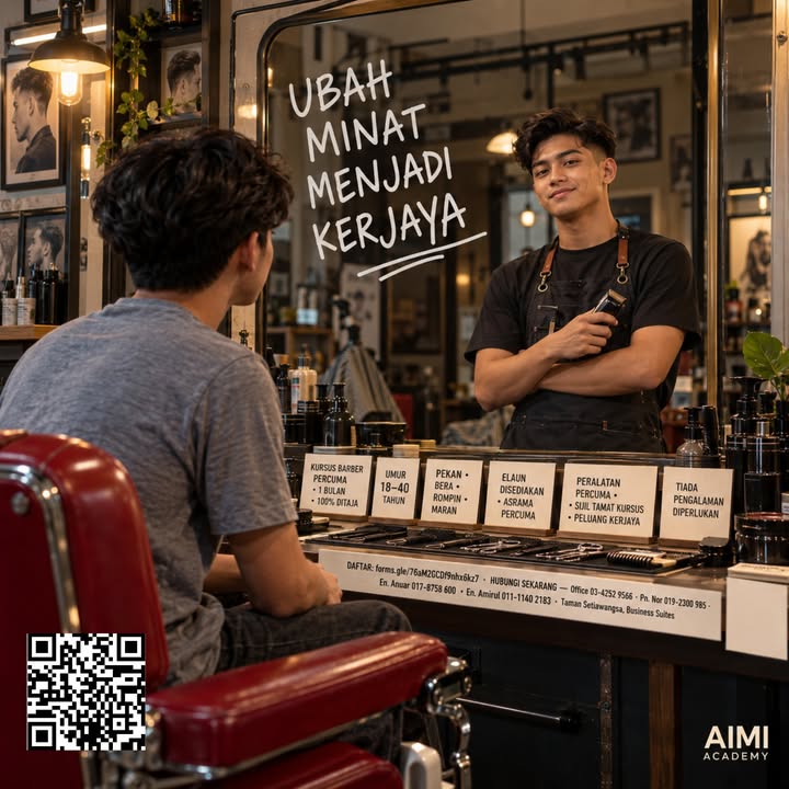 Cermin Tak Menipu: Anda Boleh Jadi Barber Yang 