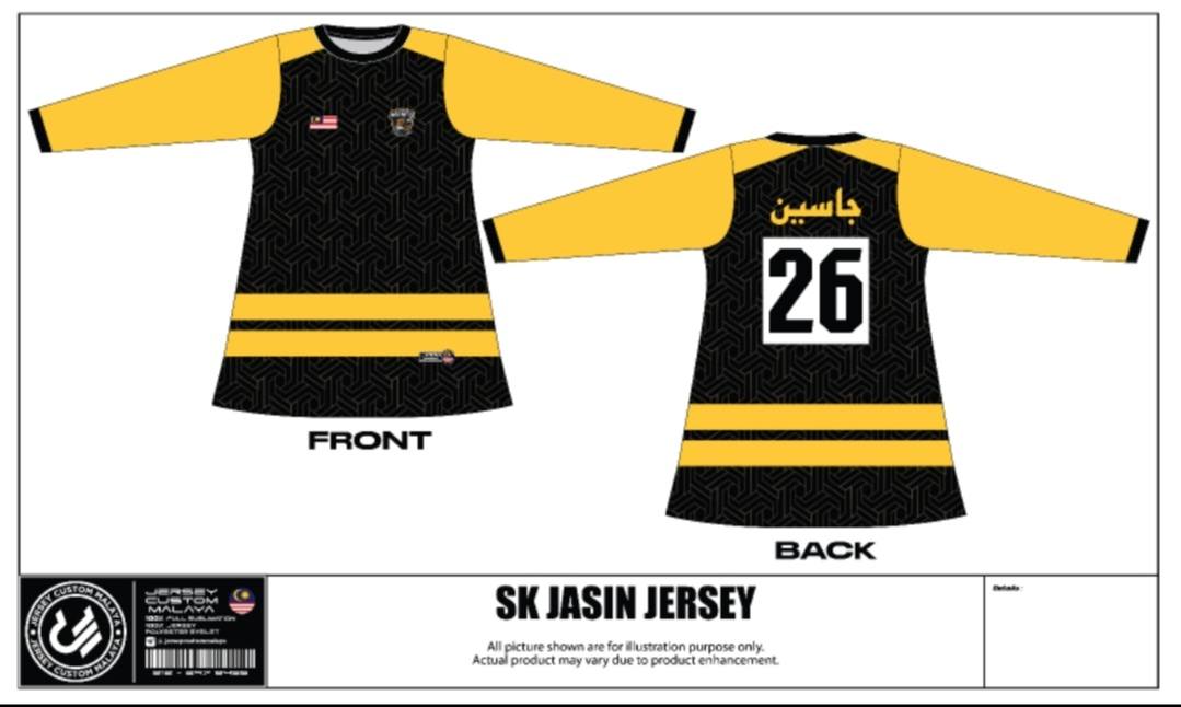 Mari Dapatkan Tshirt Pasukan Hornets Rugby Sk Jasin 
